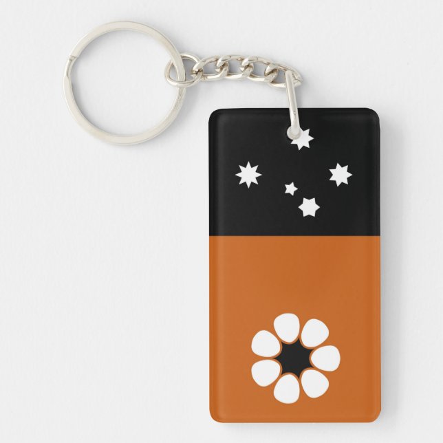 Flag of the Northern Territory (AUSTRALIA) Keychain (Front)