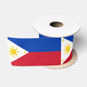 Flag of the Philippines Satin Ribbon
