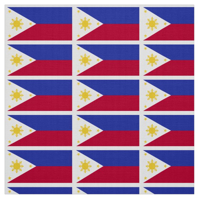Flag of the Phillipines Fabric (Swatch)