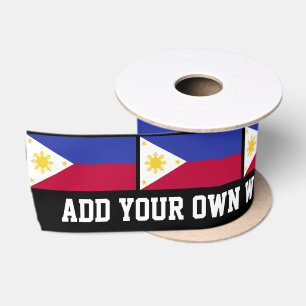 Flag of the Phillipines Satin Ribbon