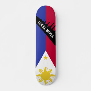 Flag of the Phillipines Skateboard