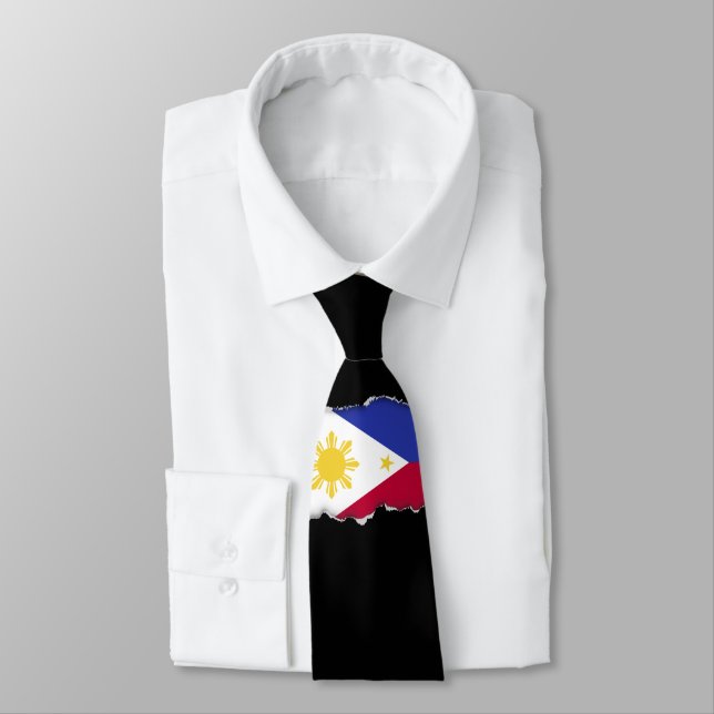 Flag of the Phillipines Tie (Tied)