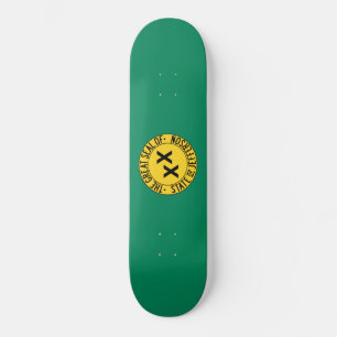 Flag of the Proposed U.S. State of Jefferson Skateboard