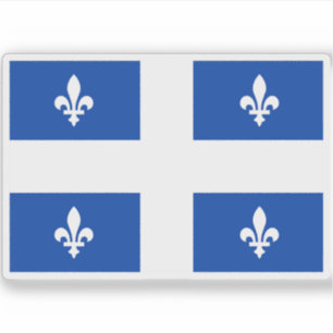 Flag of the Quebec province, Canada