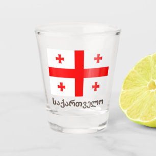 Flag of the Republic of Georgia Shot Glass