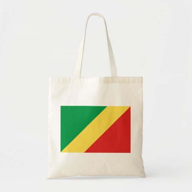 Flag of the Republic of the Congo Tote Bag (Front)