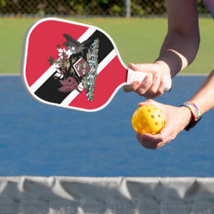 Flag of the Republic of Trinidad and Tobago Pickleball Paddle