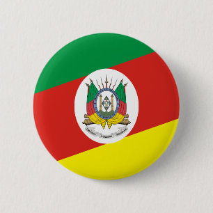 Flag of the Rio Grande Do Sul 2 Inch Round Button