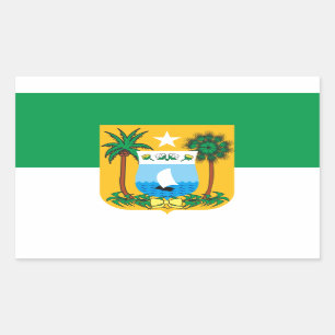 Flag of the Rio Grande of the Brazil North Sticker