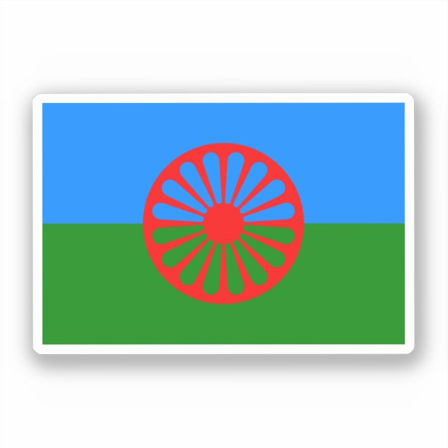 Flag of the Romani people (Front)