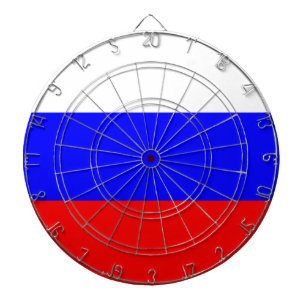 Flag of the Russian Federation - Флаг России Dartboard