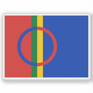 Flag of the Sami (Sámi) people (1986 - Current)