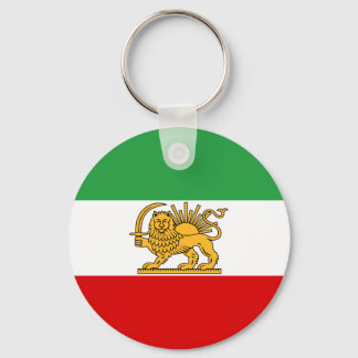 Flag of the Shah of Iran (1964-1980) شیر و خورشید Keychain