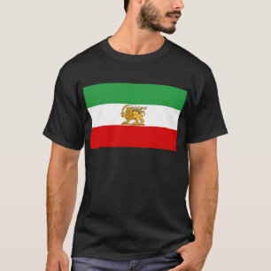 Flag of the Shah of Iran (1964-1980) شیر و خ T-Shirt