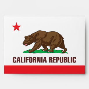 Flag of the state of California Envelope