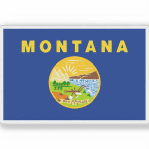 Flag of the state of Montana, USA