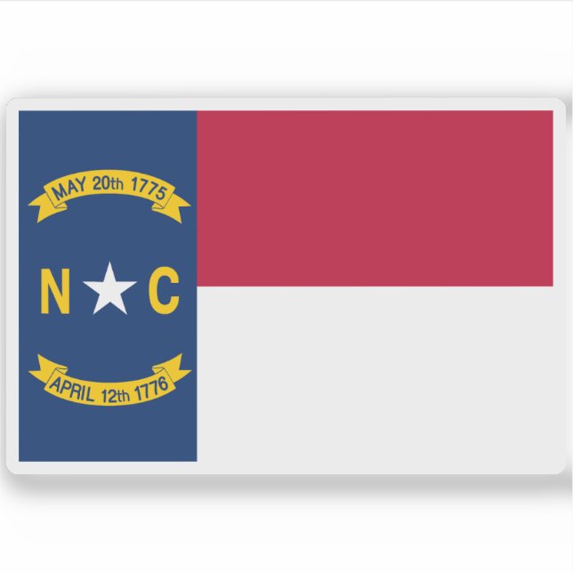 Flag of the state of North Carolina, USA (Front)
