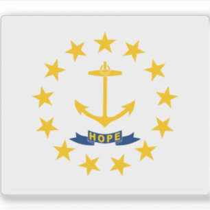 Flag of the state of Rhode Island, USA