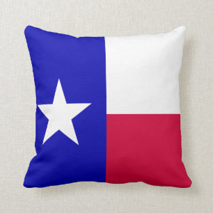 Flag of the state of Texas Throw Pillow