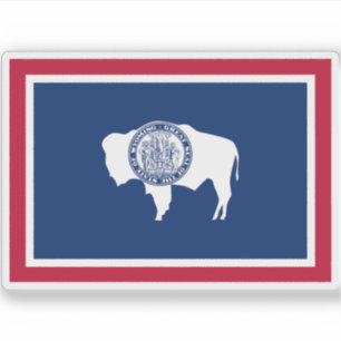 Flag of the state of Wyoming, USA