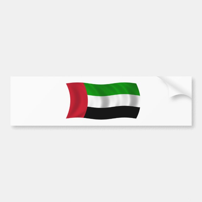Flag of the United Arab Emirates Bumper Sticker (Front)