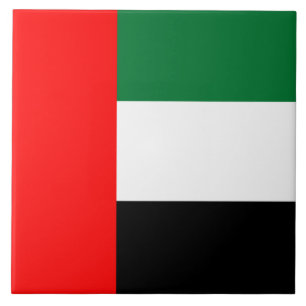 Flag of the United Arab Emirates (UAE) Tile