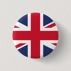 Flag of the United Kingdom 1 Inch Round Button