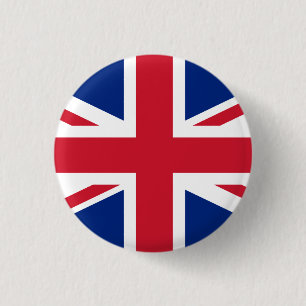 Flag of the United Kingdom 1 Inch Round Button