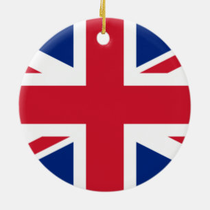 Flag of the United Kingdom Ceramic Ornament