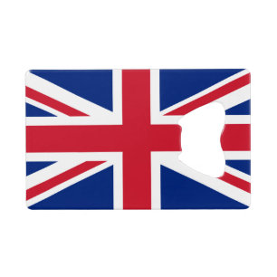 Flag of the United Kingdom Credit Card Bottle Opener
