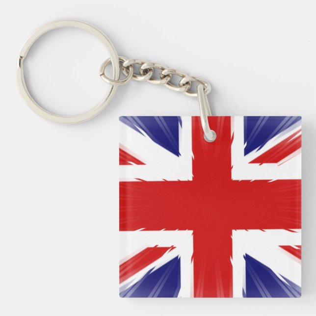 Flag of the United Kingdom Keychain (Front)
