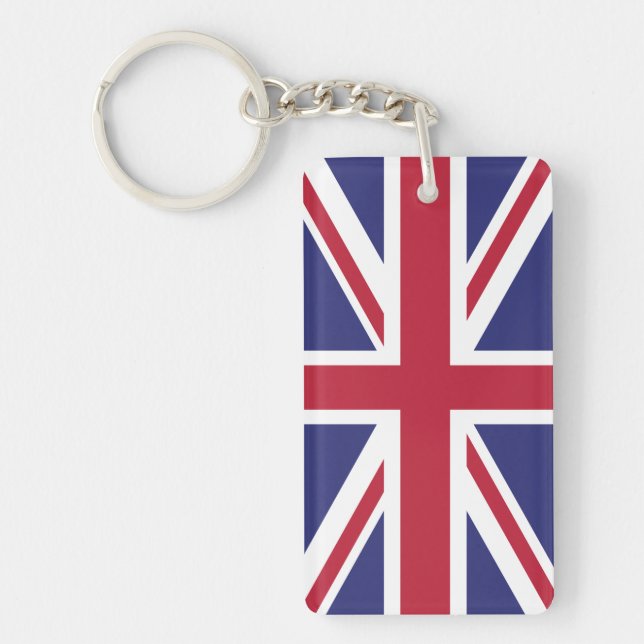 Flag of the United Kingdom Keychain (Front)