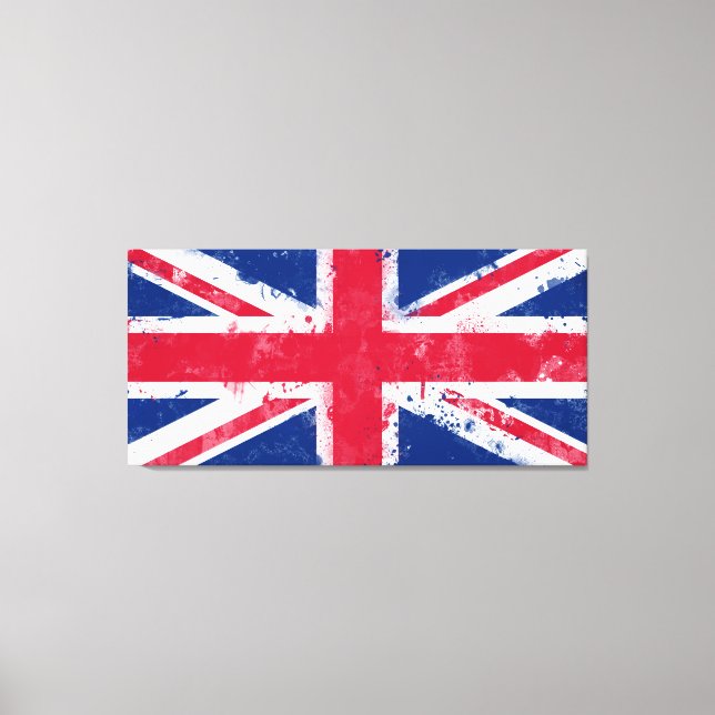 Flag of the United Kingdom or the Union Jack Canvas Print (Front)