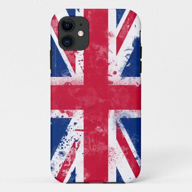 Flag of the United Kingdom or the Union Jack Case-Mate iPhone Case (Back)