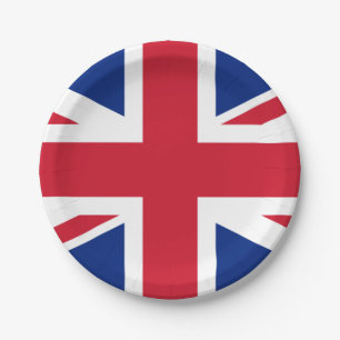 Flag of the United Kingdom Paper Plates