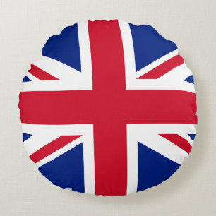 Flag of the United Kingdom Round Pillow