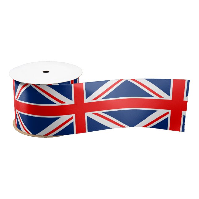 Flag of the United Kingdom Satin Ribbon (Spool)