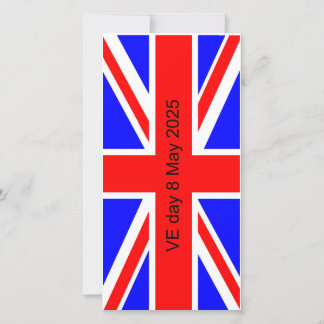 Flag of the United Kingdom VE day 2025 