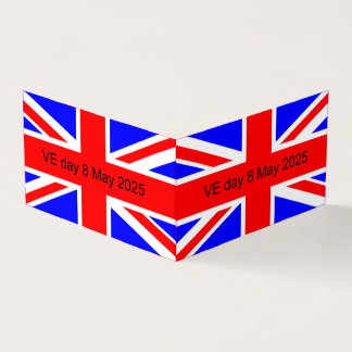 Flag of the United Kingdom VE day 2025 