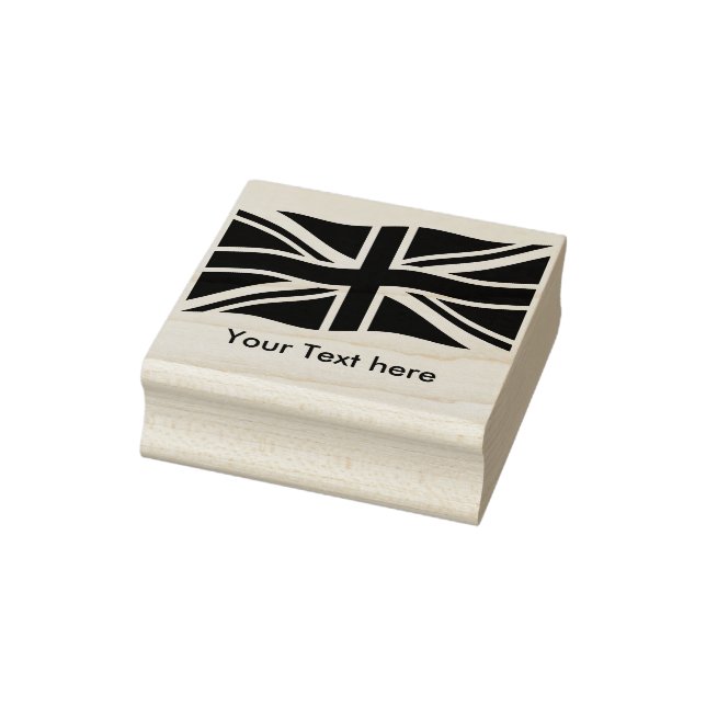 Flag of the United Kingdom + your ideas Rubber Stamp (Stamp)