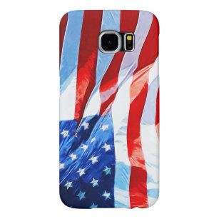 Flag of the United States Abstract Impressionism Samsung Galaxy S6 Case
