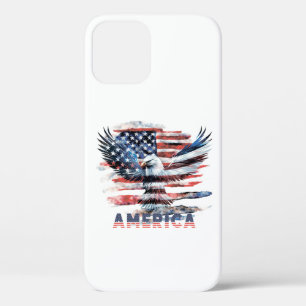 Flag of the United States. America iPhone 12 Case