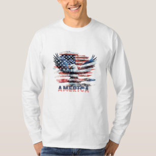 Flag of the United States. America T-Shirt