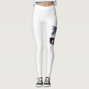 Flag of the United States.Donald Trump. Leggings
