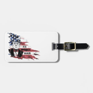Flag of the United States.Donald Trump. Luggage Tag