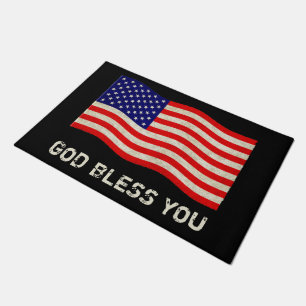 Flag of the United States of America - grungy Doormat