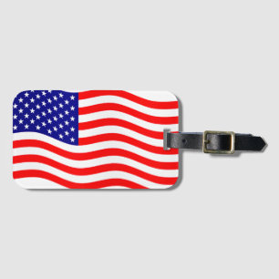 Flag of the United States of America - your ideas Luggage Tag