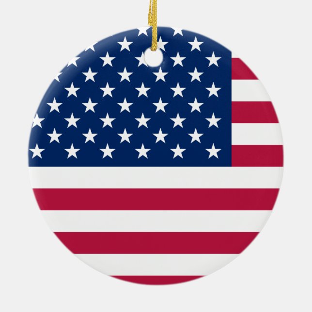 Flag of the United States Ornament (Back)