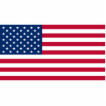 Flag of The United States Photo Sculpture Ornament<br><div class="desc">I have ordered these,  picture it shiny and thick with a little white tab and a hole in it for things that hang.Choose from an ornament,  magnet,  pin,  photo sculpture and key ring.</div>