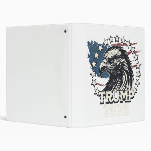  Flag of the United States. President Donald Trump Binder